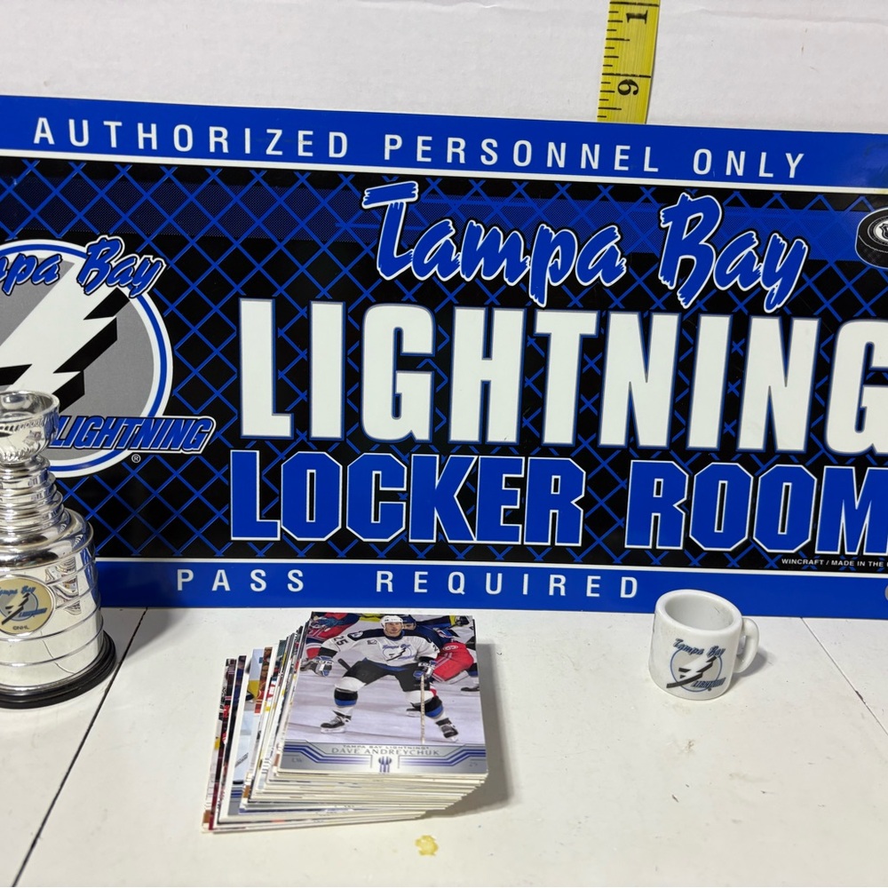 Tampa Bay Lightning Locker Room Sign